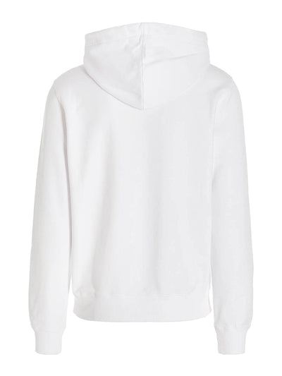 LANVIN WHITE HOODED SWEATSHIRT 