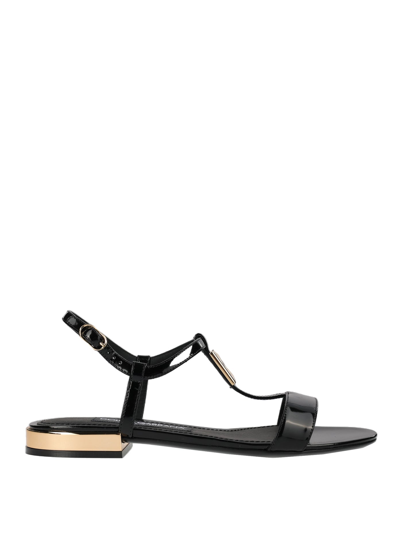 DOLCE & GABBANA BLACK SANDAL