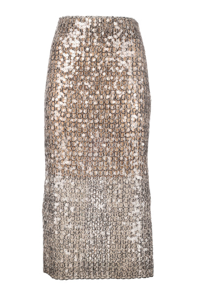 BRUNELLO CUCINELLI SEQUIN MIDI PENCIL SKIRT