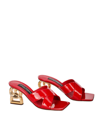 DOLCE & GABBANA LEATHER SANDALS