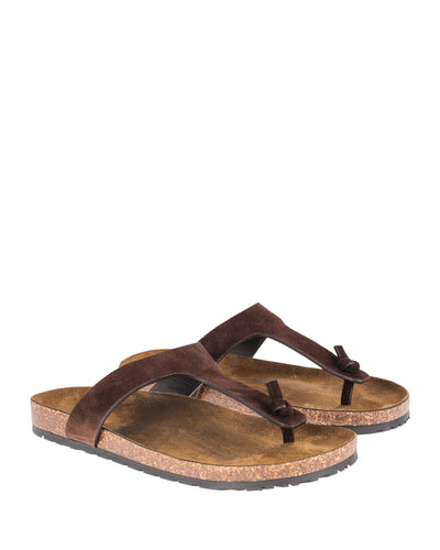 SAINT LAURENT JIMMY FLAT SANDALS