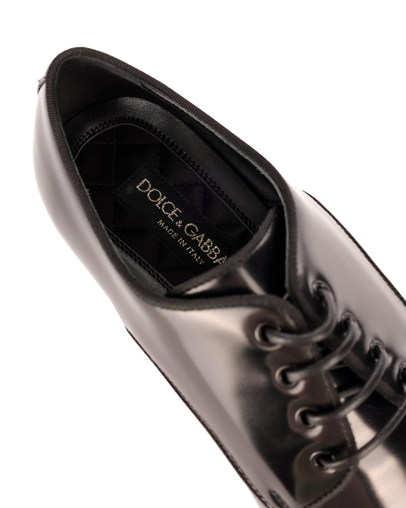 DOLCE & GABBANA LEATHER LACE UP