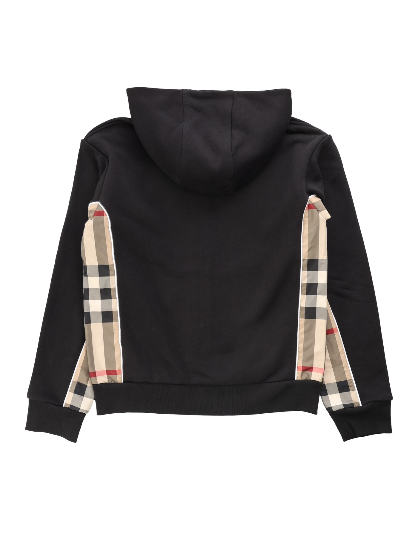 BURBERRY KIDS SWEATSHIRT WITH ZIP & HOOD