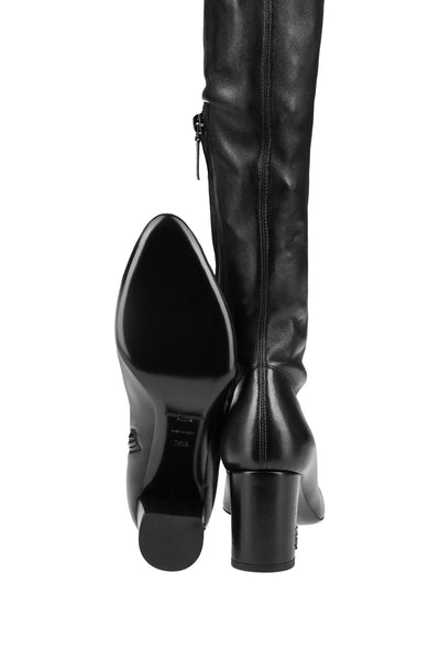 SAINT LAURENT LEATHER BOOTS