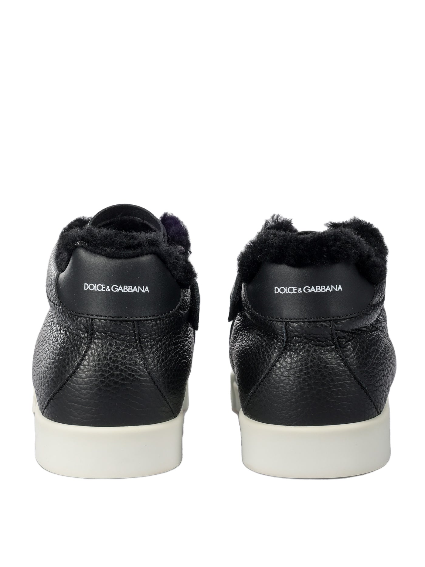 DOLCE & GABBANA KIDS LEATHER SNEAKERS