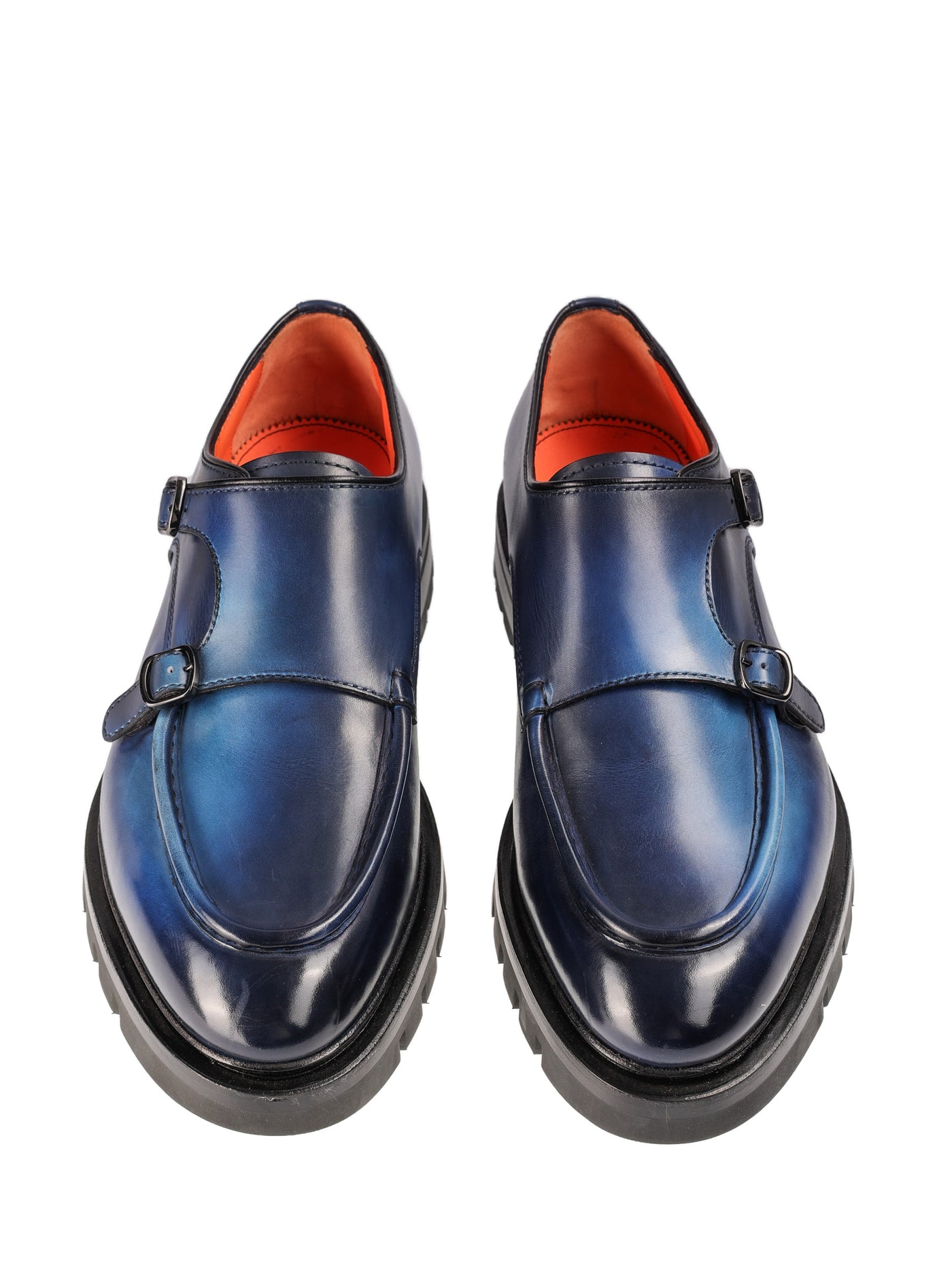 SANTONI LEATHER LOAFERS