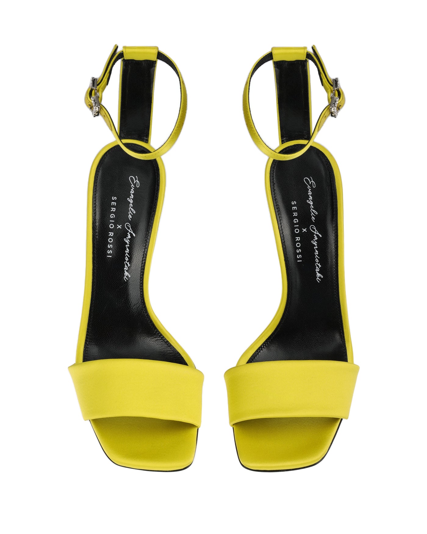 SERGIO ROSSI FLUO YELLOW SANDAL 