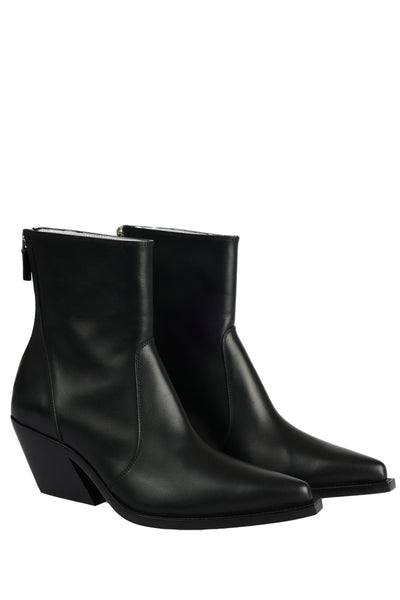 GIVENCHY LEATHER COWBOY ANKLE BOOTS