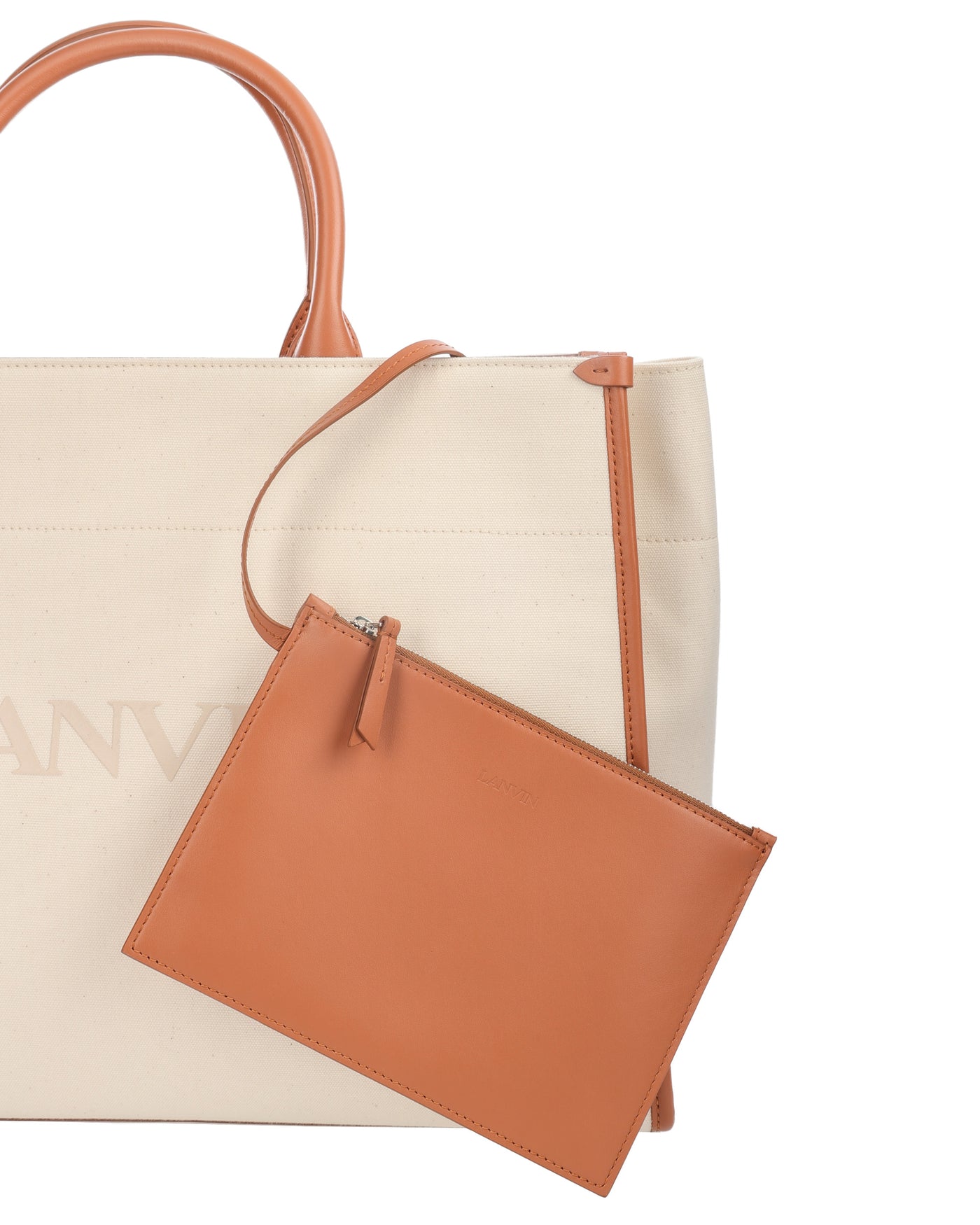 LANVIN PM TOTE BAG BEIGE HANDBAG