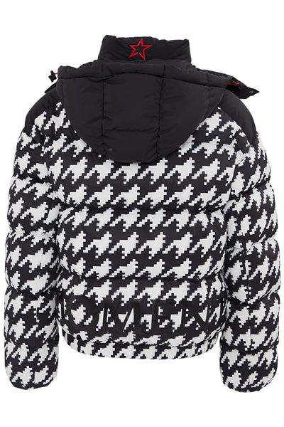 PERFECT MOMENT PUFFER SKI JACKET HOUNDSTOOTH