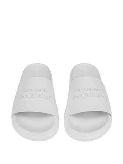 ALEXANDER MCQUEEN LOGO EMBELLISHED SLIDES