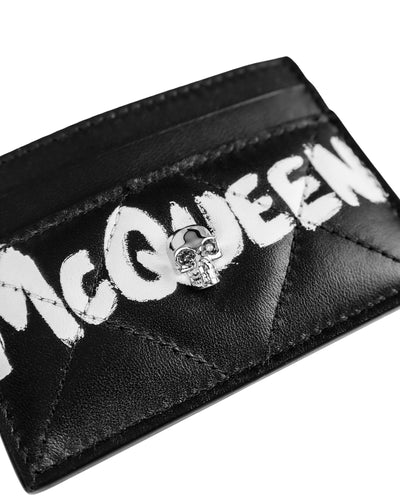 ALEXANDER MCQUEEN LEATHER CARD HOLDER