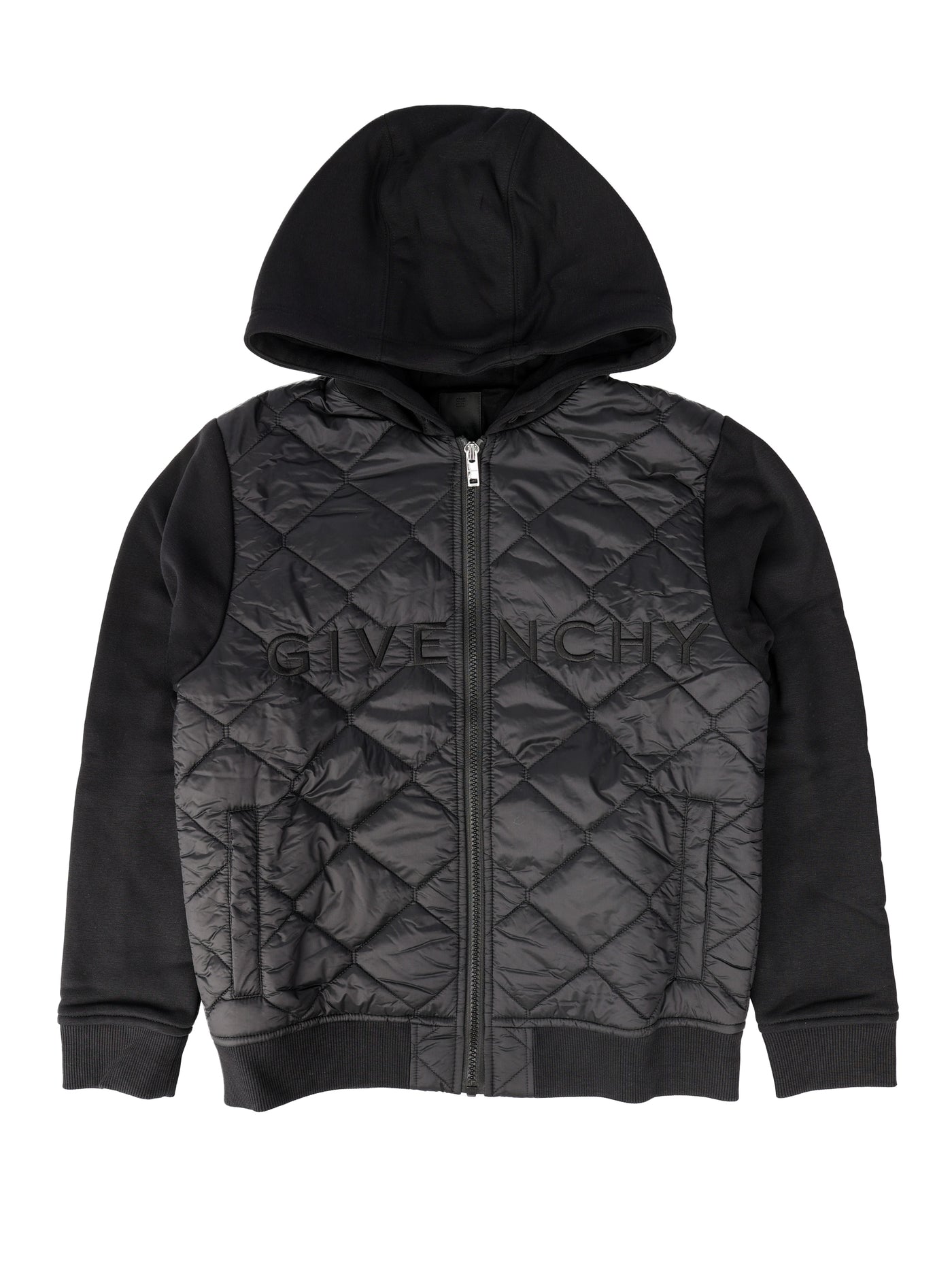 GIVENCHY KIDS SWEATSHIRT WITH ZIP & HOOD