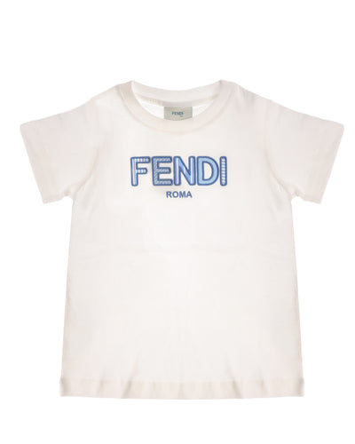 FENDI KIDS LOGO T-SHIRT