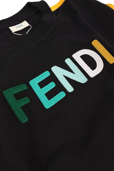 FENDI KIDS SWEATSHIRT WITH LOGO