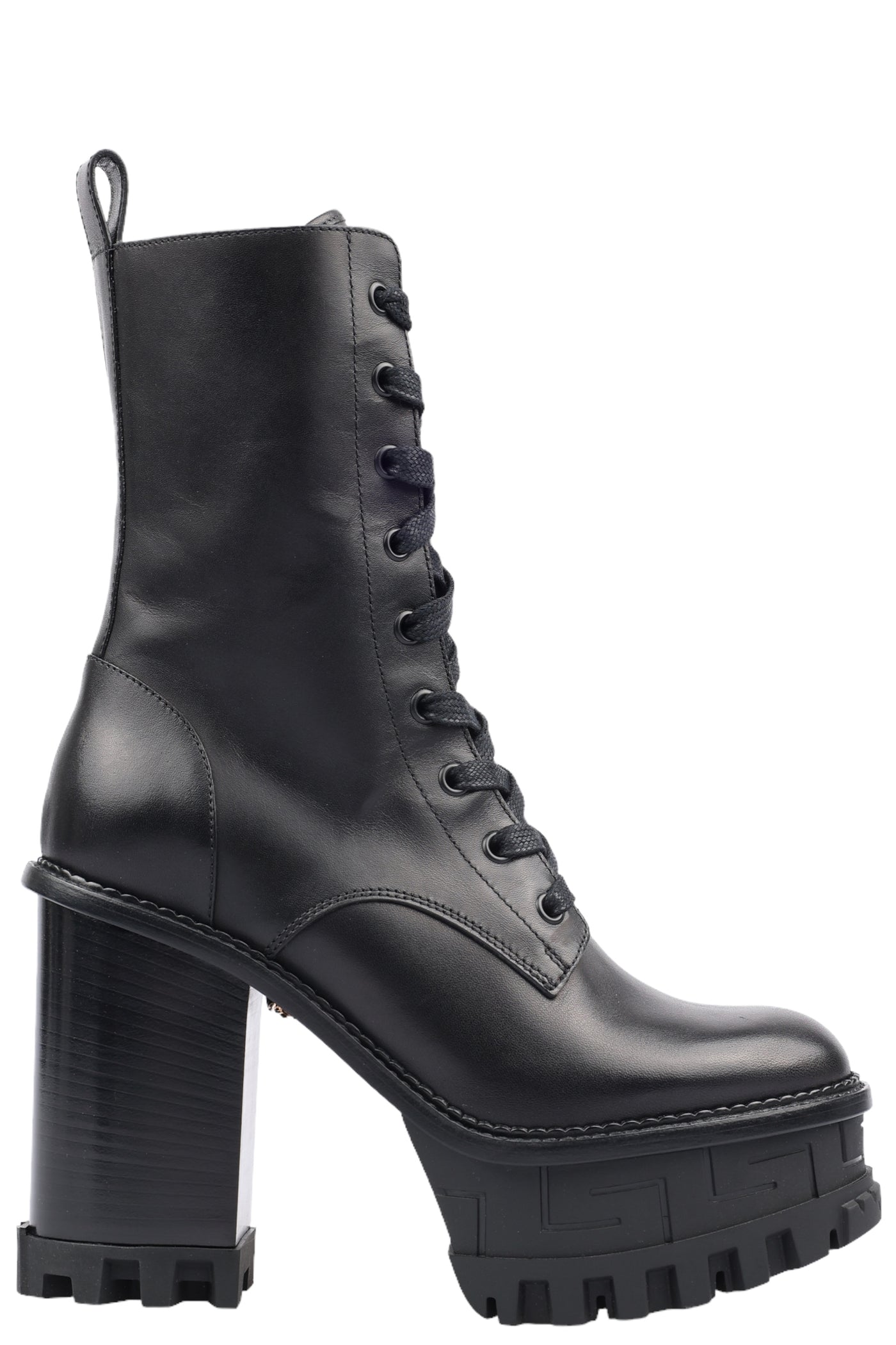 VERSACE LEATHER BOOTS