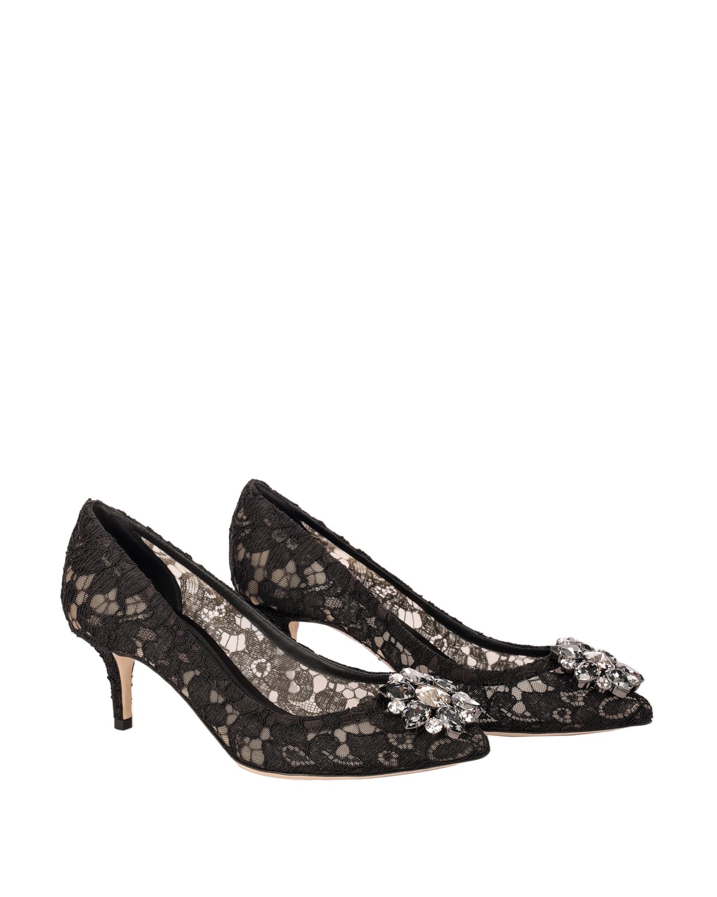 DOLCE & GABBANA BELLUCCI TAORMINA LACE PUMPS