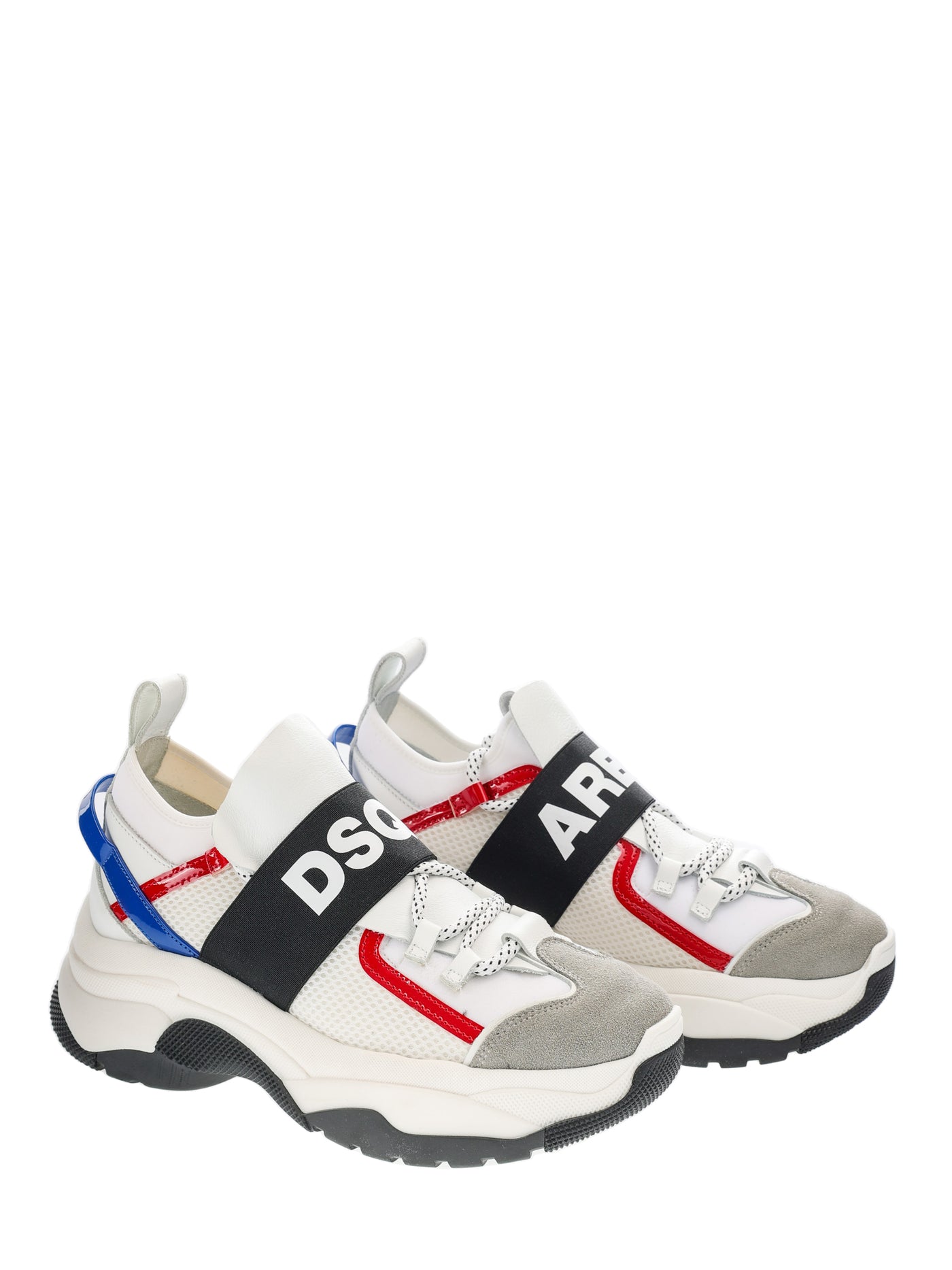 DSQUARED2 KIDS LEATHER SNEAKERS