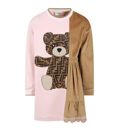 FENDI KIDS GIRLS' DRESSES