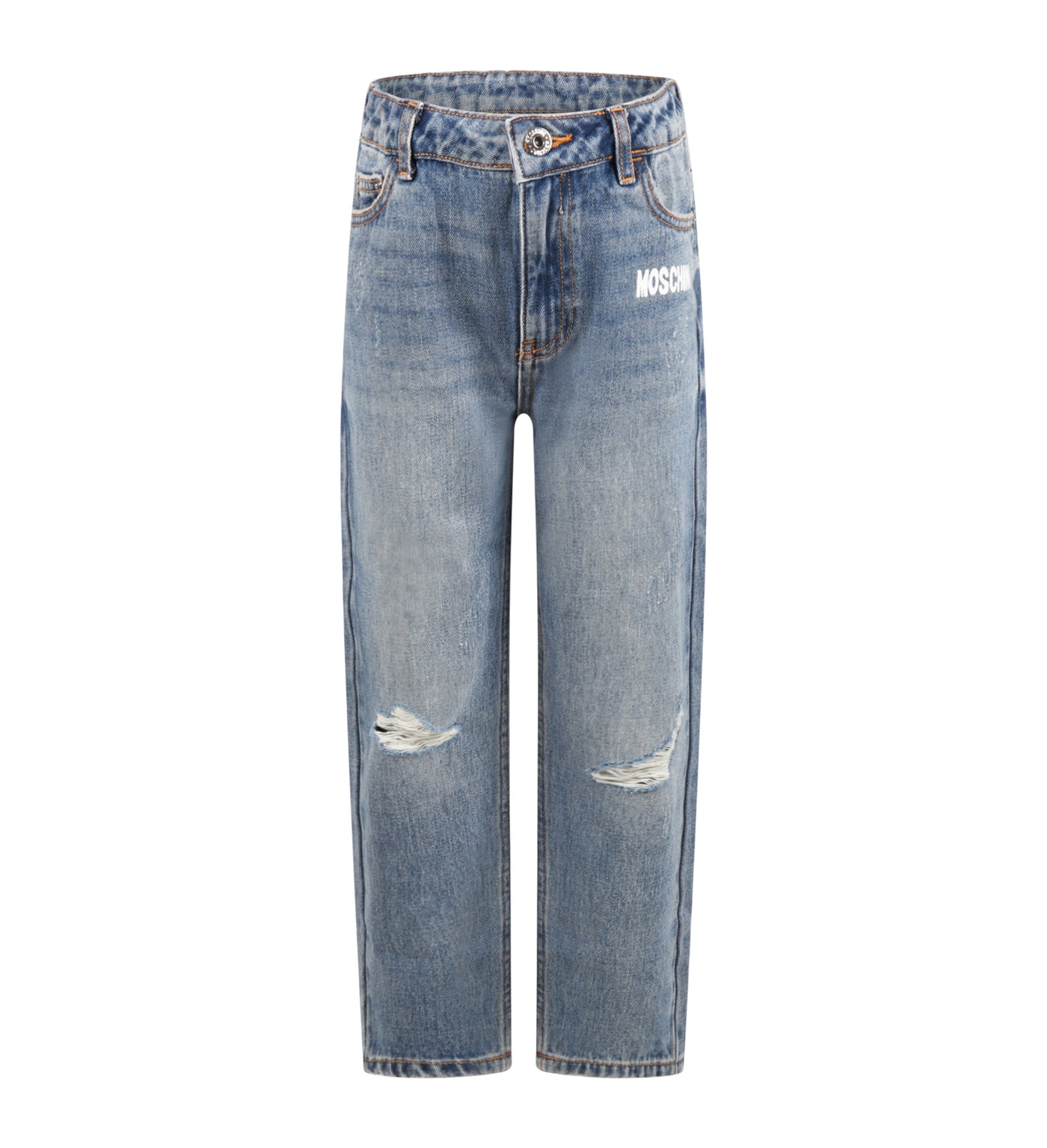 MOSCHINO KIDS JEANS PANTS