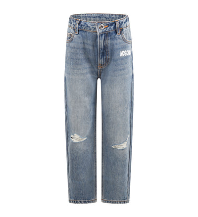 MOSCHINO KIDS JEANS PANTS