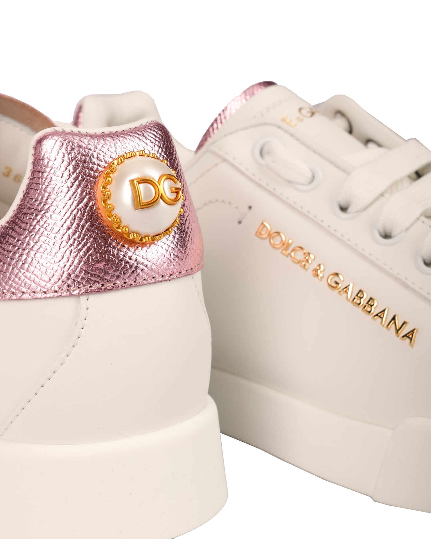 DOLCE & GABBANA LEATHER SNEAKERS