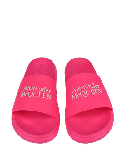 ALEXANDER MCQUEEN SLIDES WITH LOGO