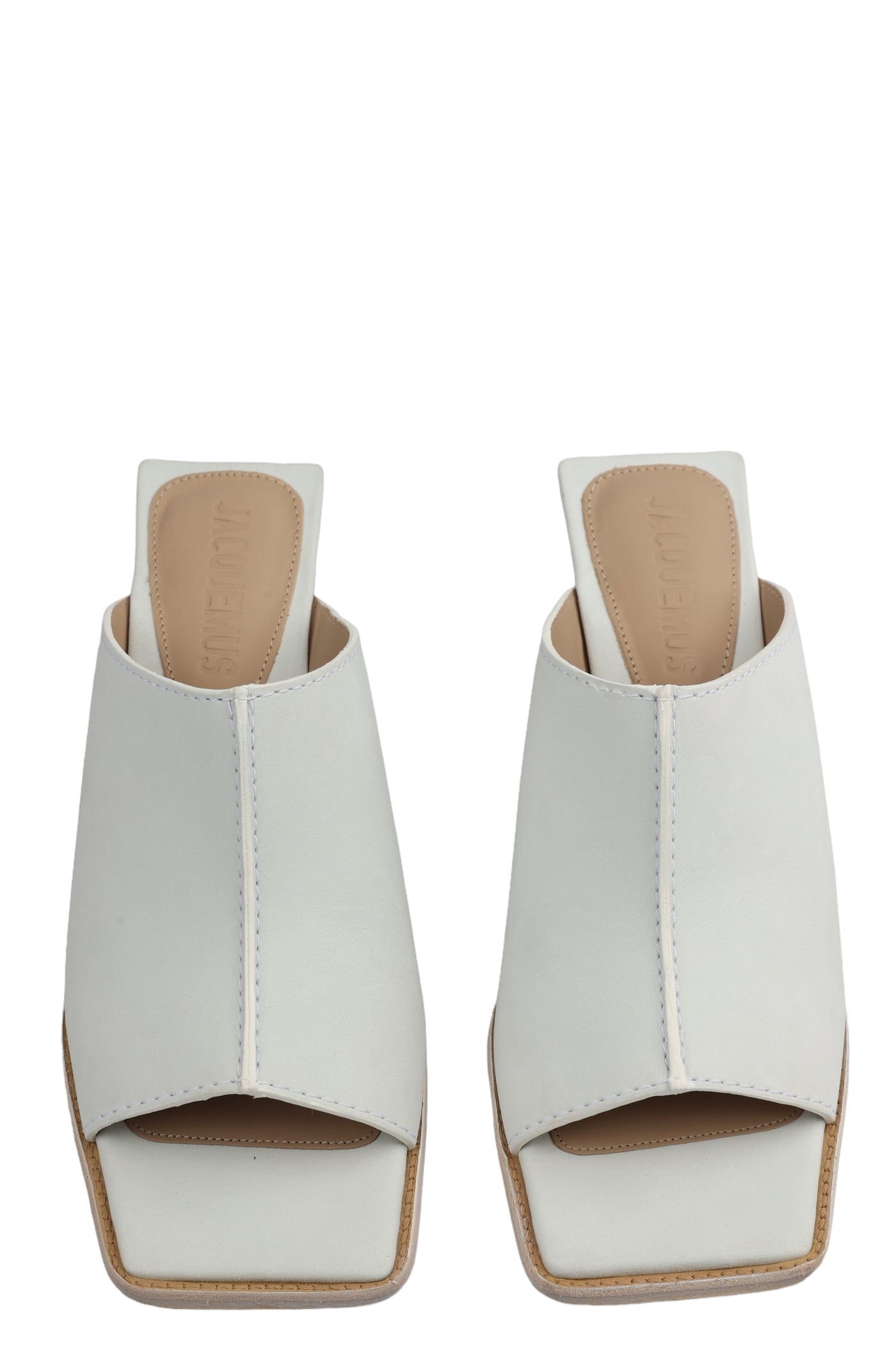 JACQUEMUS LEATHER MULES SHOES