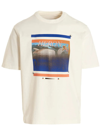 HERON PRESTON WHITE T-SHIRT