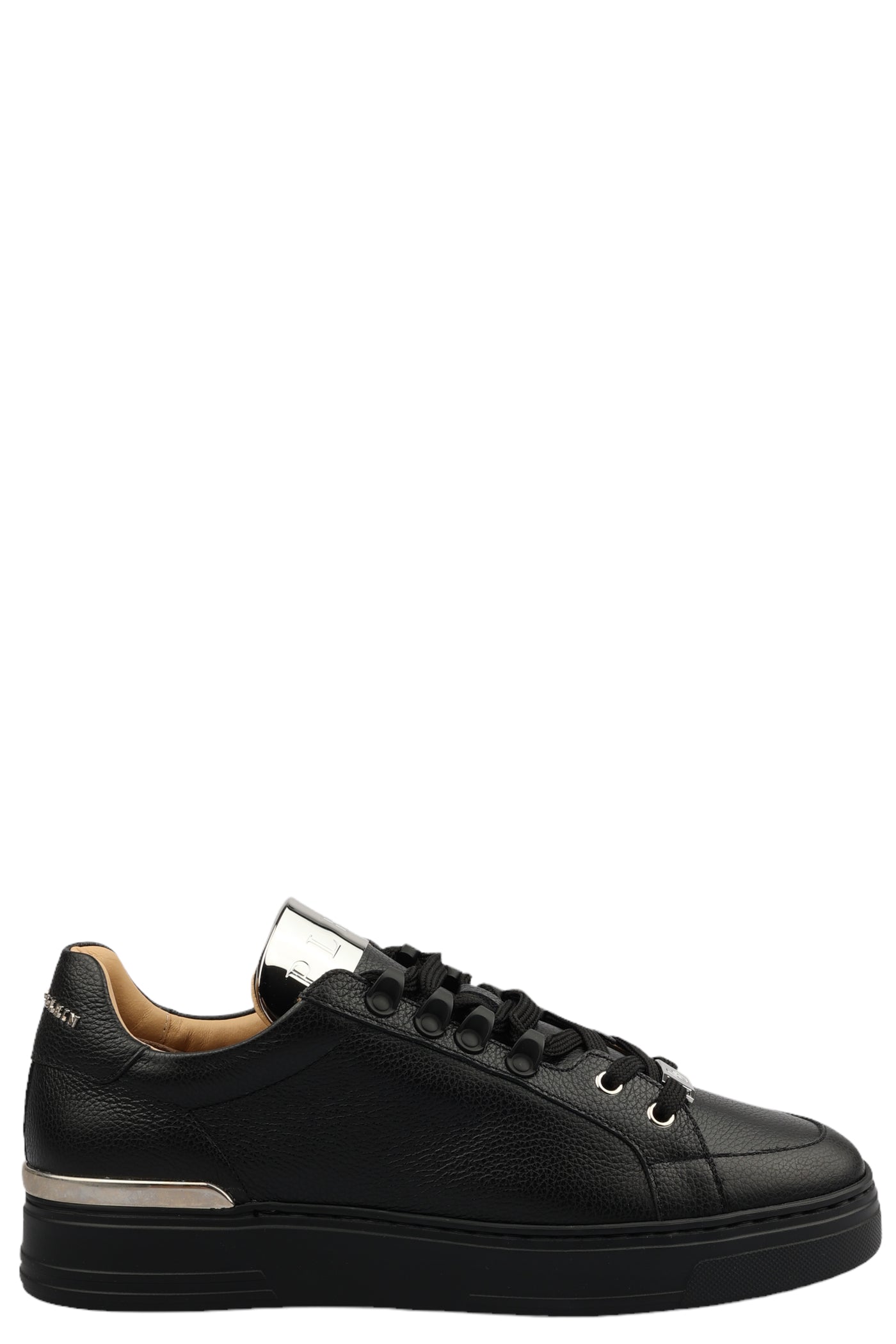 PHILIPP PLEIN LEATHER SNEAKERS