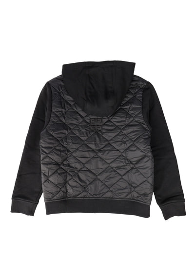 GIVENCHY KIDS SWEATSHIRT WITH ZIP & HOOD