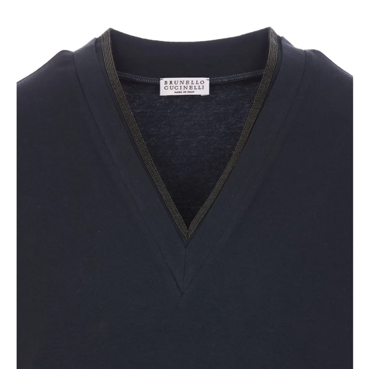 BRUNELLO CUCINELLI T-SHIRT BLU