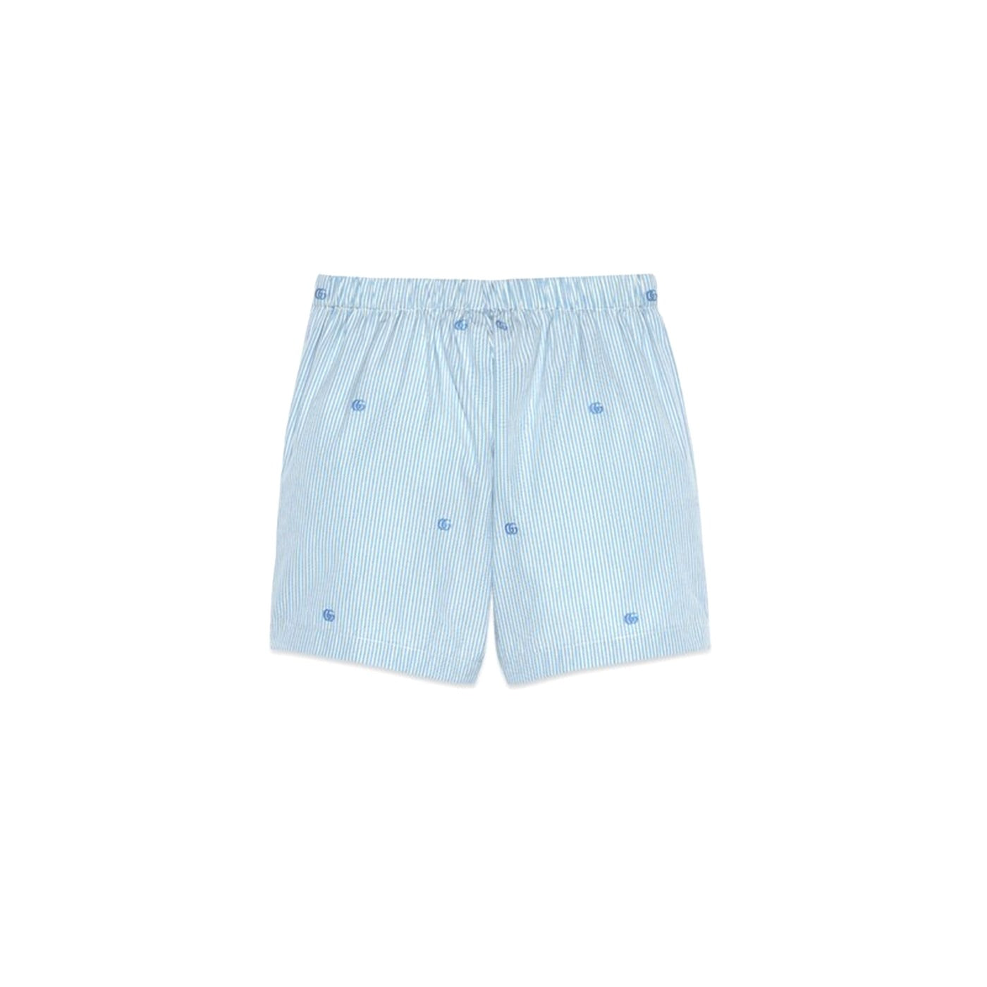 GUCCI KIDS LIGHT BLUE COTTON SHORTS