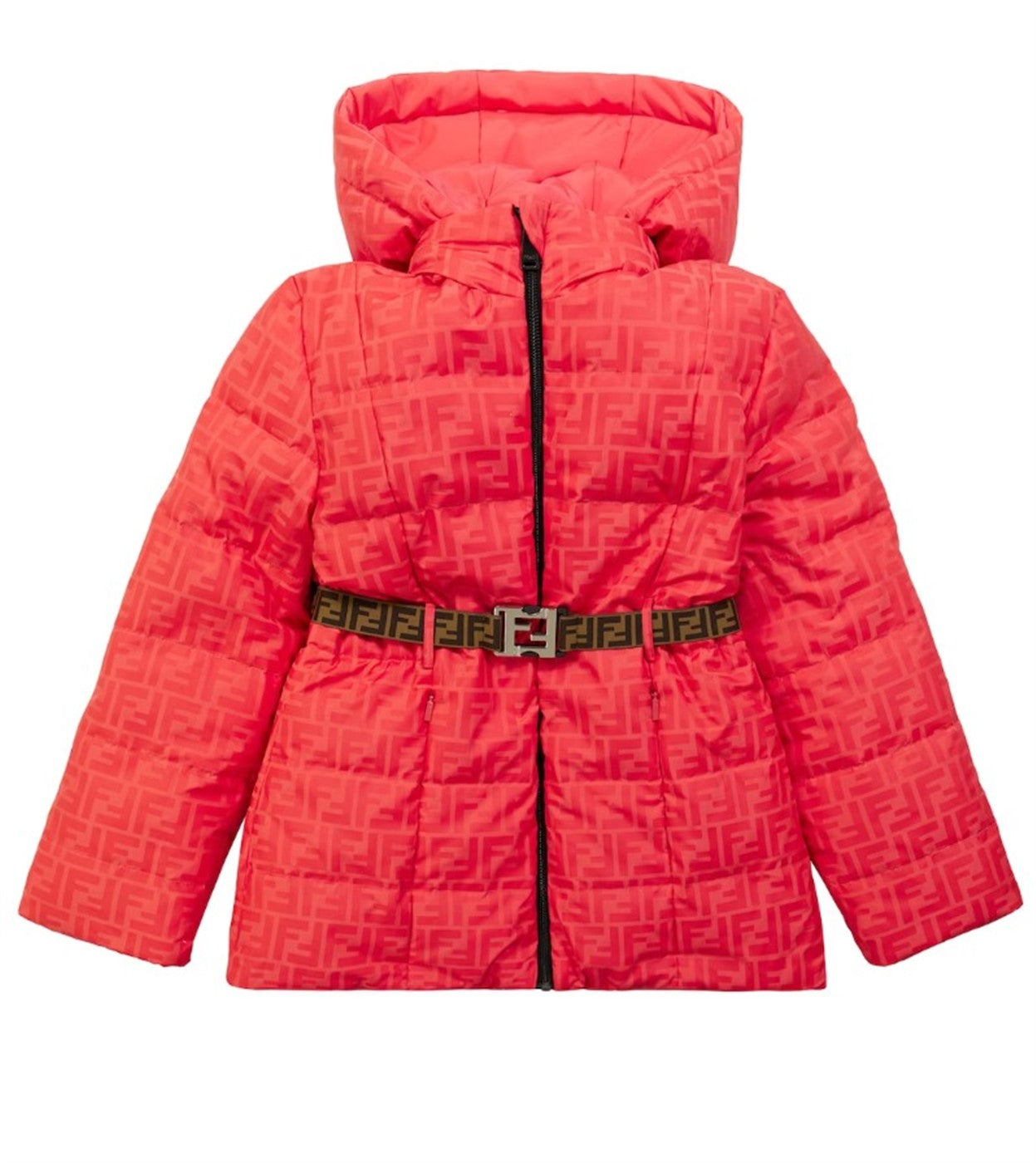 FENDI KIDS DOWN PADDED REVERSIBLE SKI JACKET