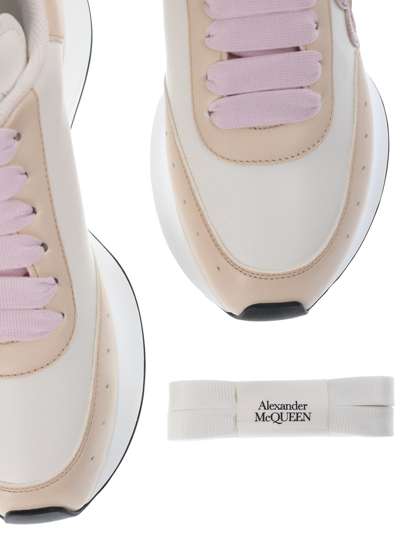 ALEXANDER MCQUEEN SPRINT RUNNER PINK SNEAKERS 