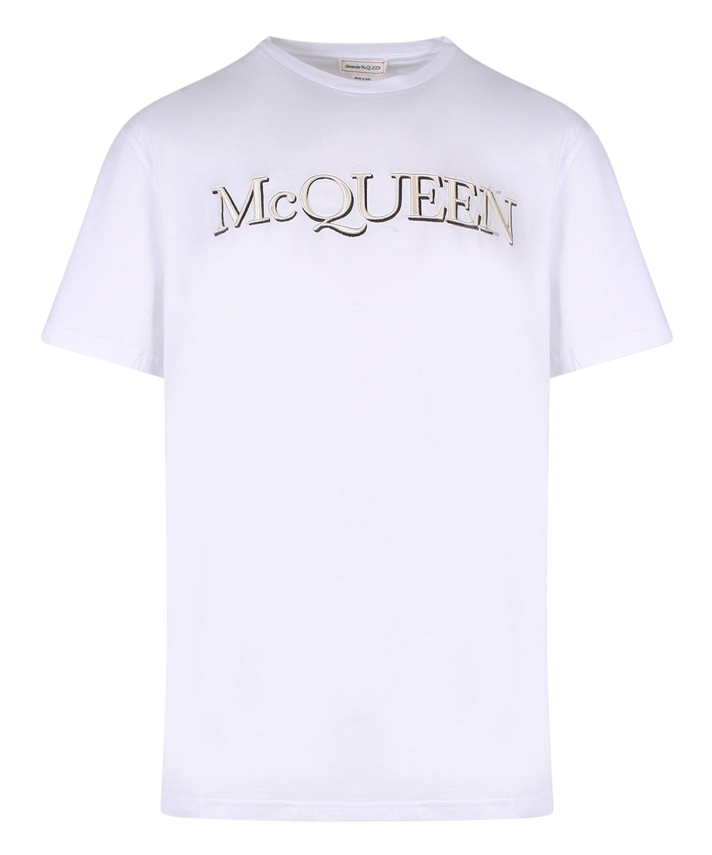 ALEXANDER MCQUEEN EMBROIDERED LOGO T-SHIRT