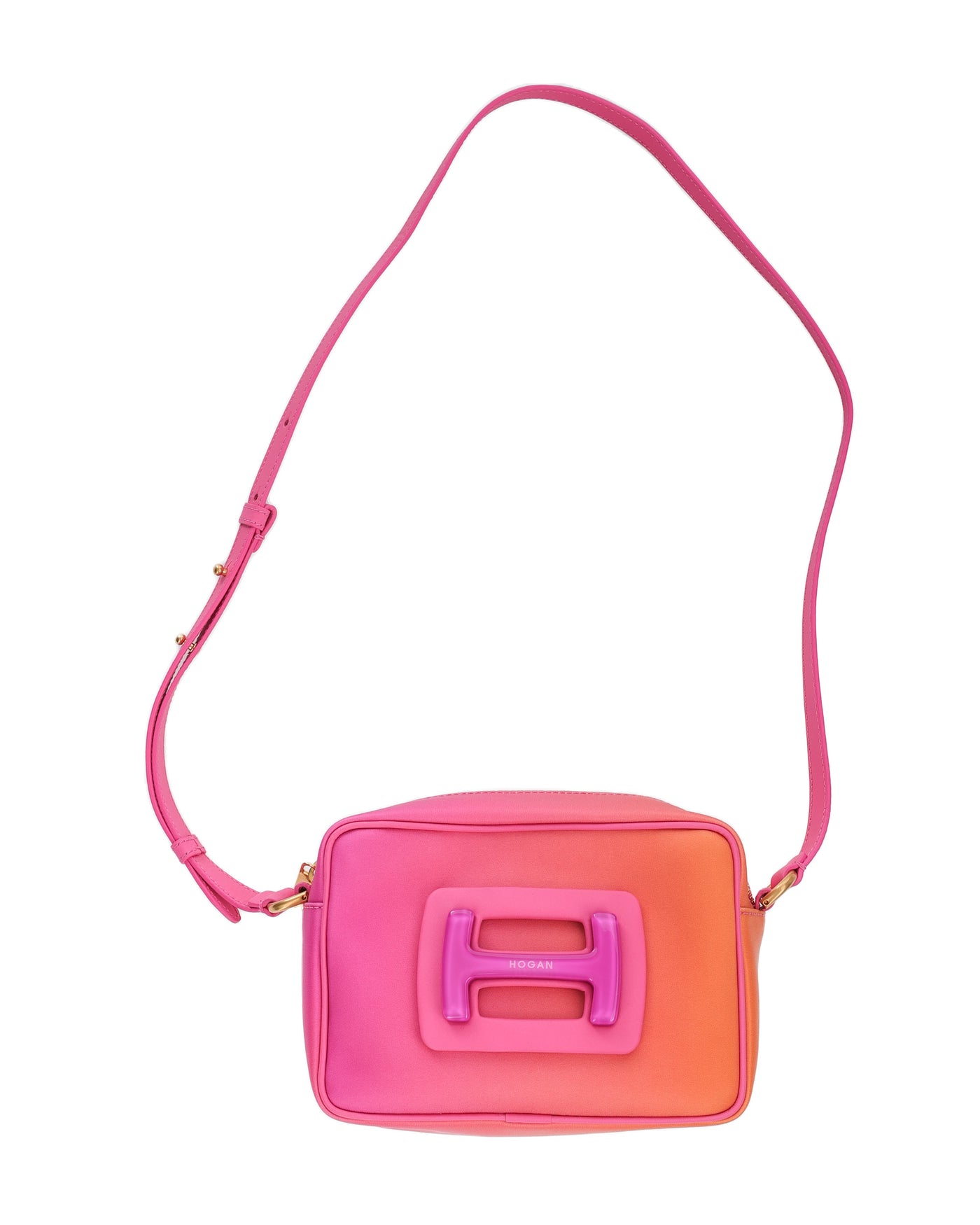 HOGAN H-BAG FUCHSIA SHOULDER BAG