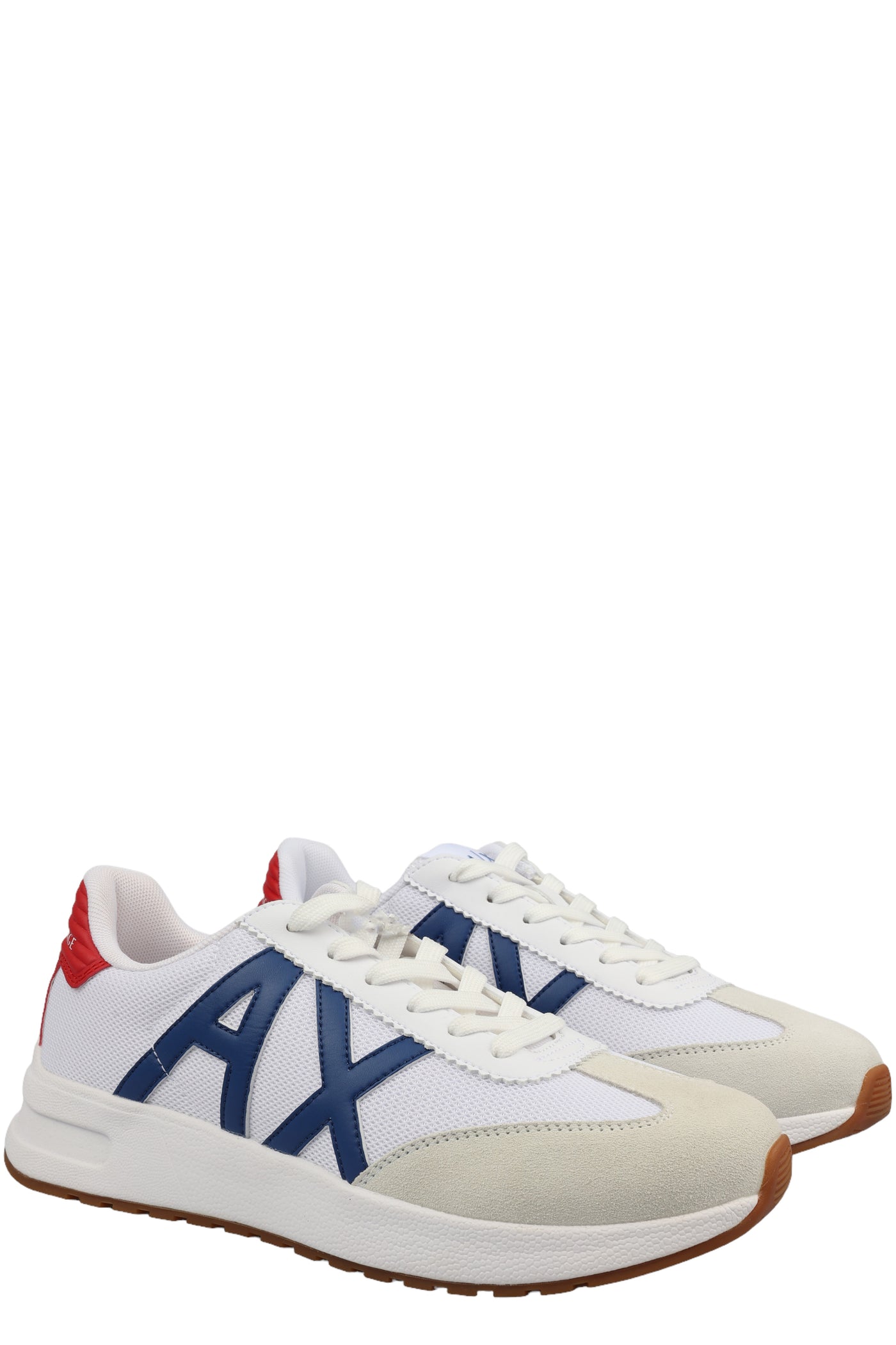 ARMANI EXCHANGE LEATHER SNEAKERS