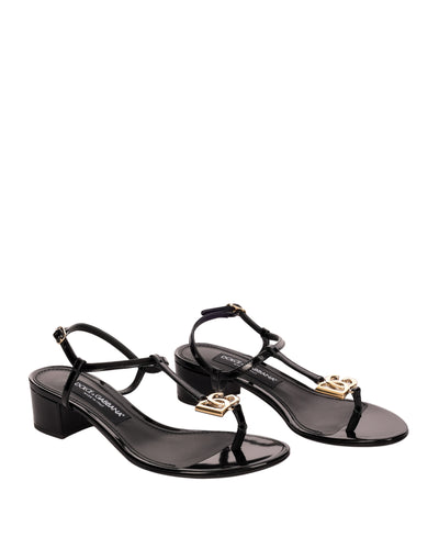 DOLCE & GABBANA LEATHER SANDALS