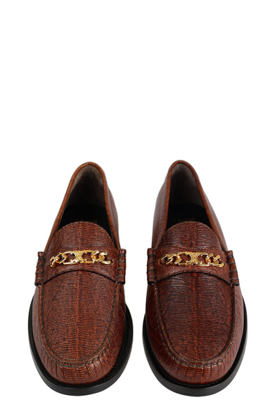 CELINE LEATHER LOAFERS