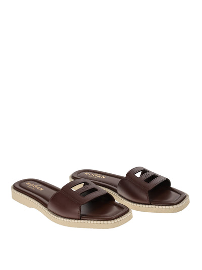 HOGAN BROWN SANDAL 