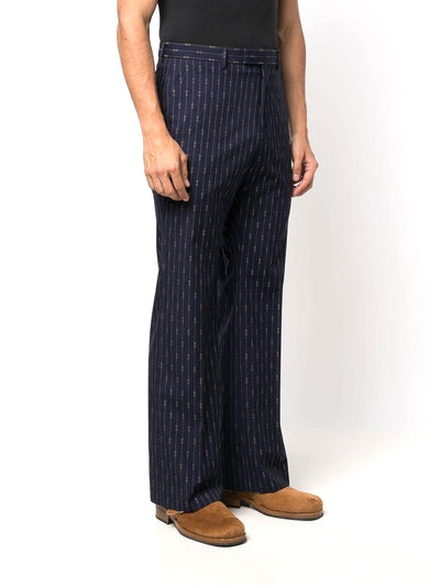 GUCCI HORSEBIT STRAIGHT LEG TROUSERS