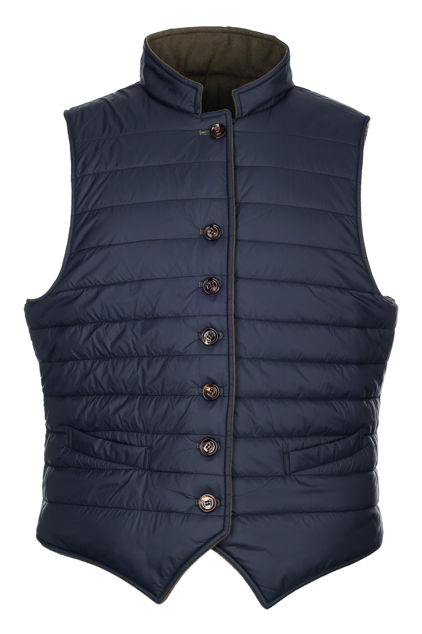 KIRED BY KITON DOUBLE FACED GILET JACKET