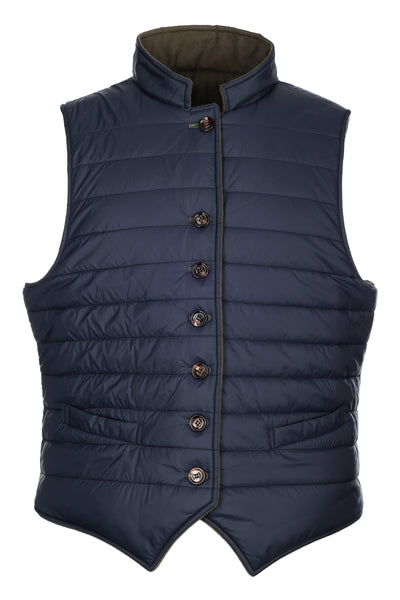 KIRED BY KITON DOUBLE FACED GILET JACKET