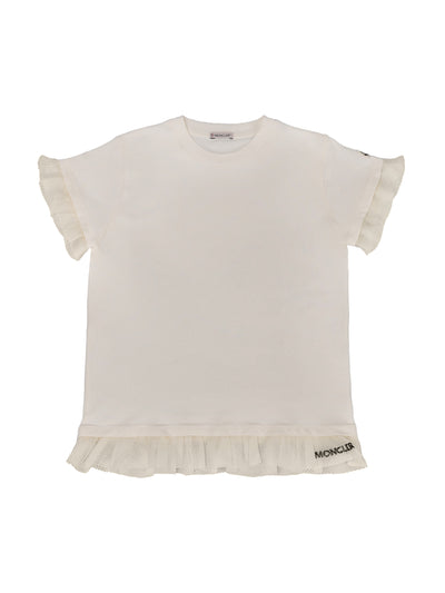 MONCLER KIDS GIRL T-SHIRT WITH DETAIL