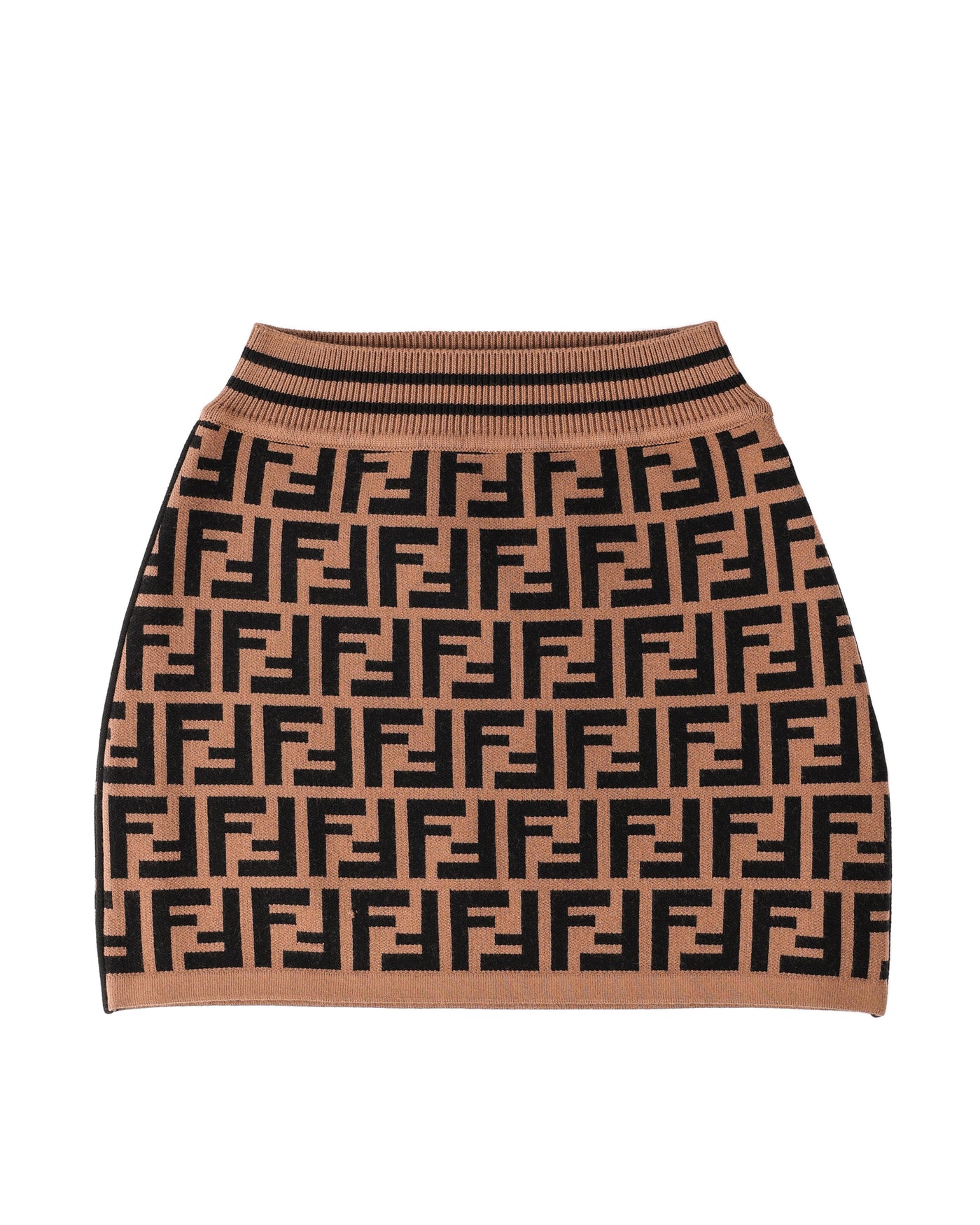 FENDI KIDS FF KNIT SKIRT