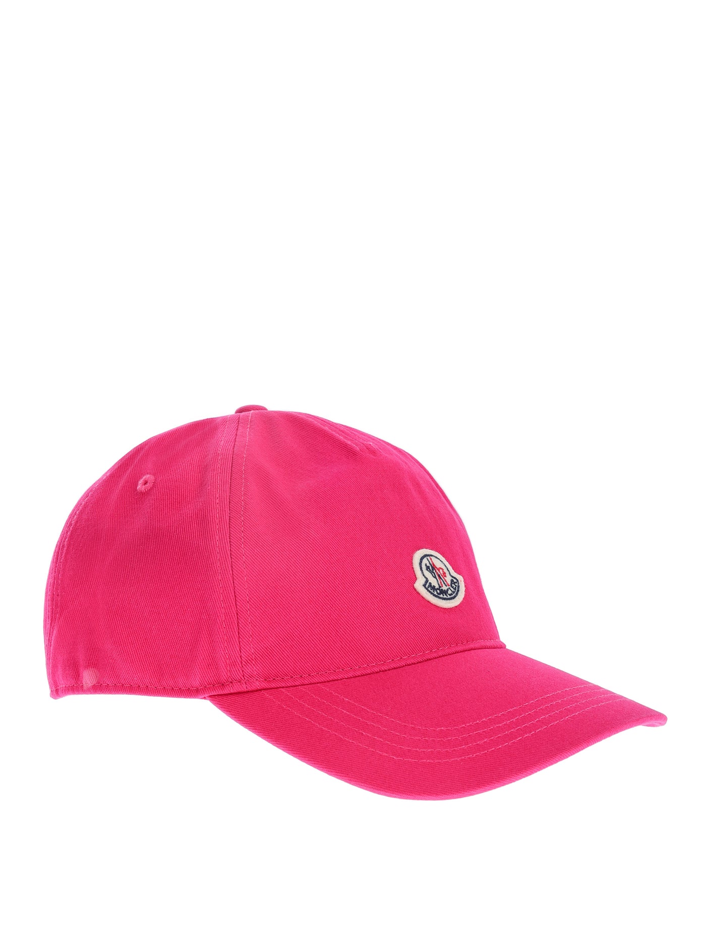 MONCLER FUCHSIA CAP WITH LOGO