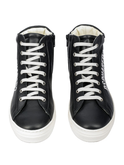 DSQUARED2 KIDS LEATHER SNEAKERS