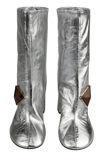 JIL SANDER LEATHER BOOTS