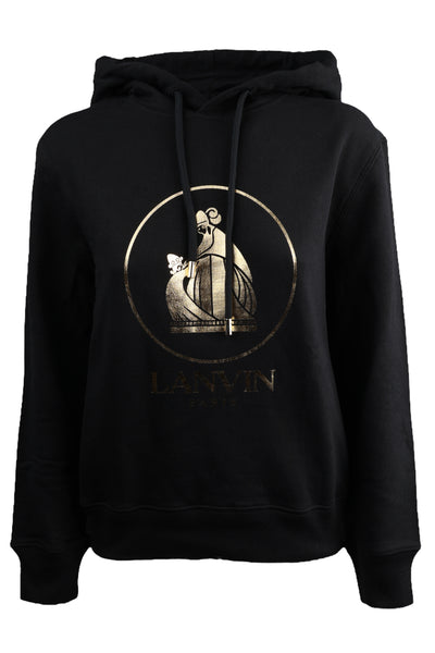 LANVIN SWEATSHIRT HOODIE WITH LOGO